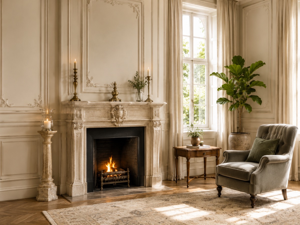 Elegant restored sitting room