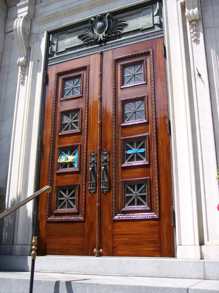 First Church of Christ, Scientist — Door Restoration — Before