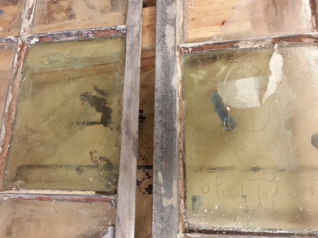 Glendwyne PA — Steel Window Restoration — Before