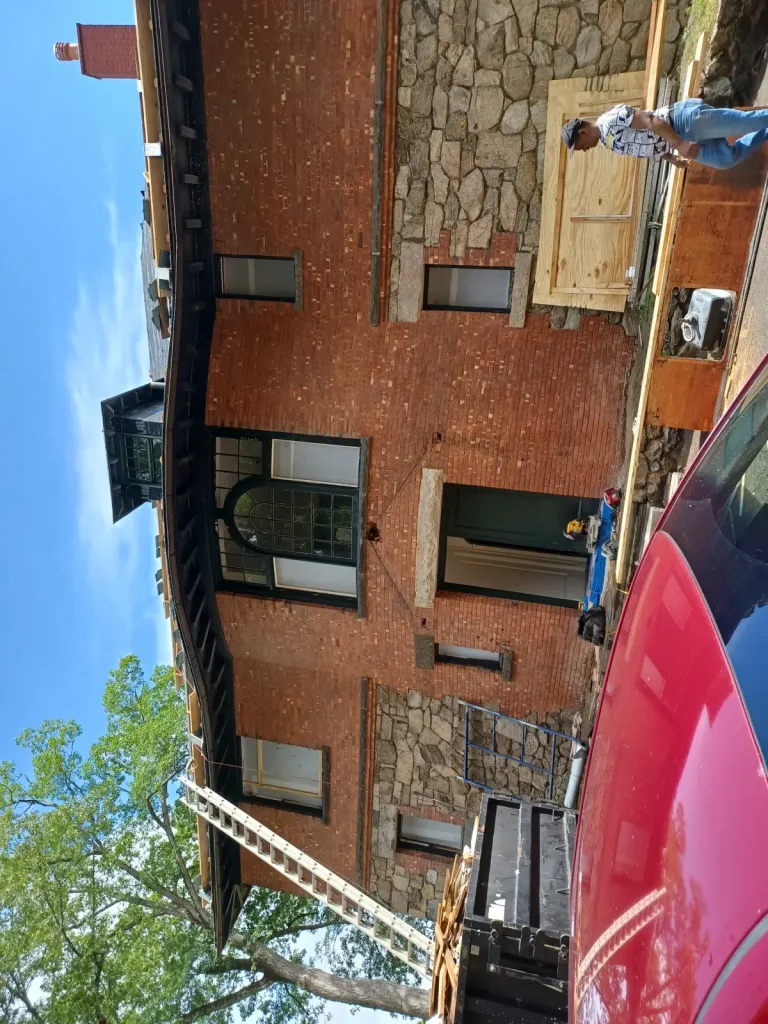 Iron Canopy — Window & Door Restoration — Before