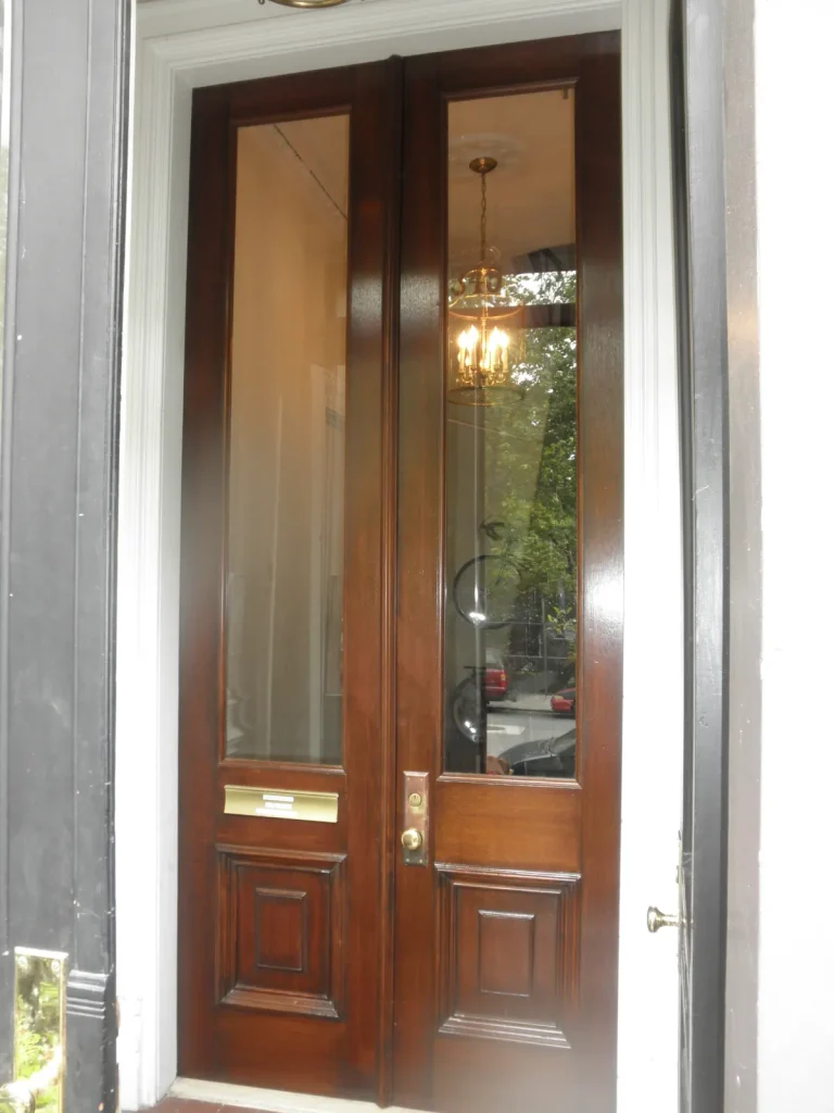 Brownstone Door restoration by Olek Inc.