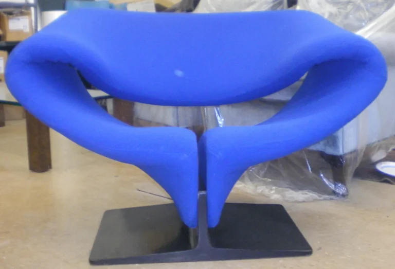 Pierre Paulin Ribbon Chair — Reupholstery — after restoration by Olek Inc.