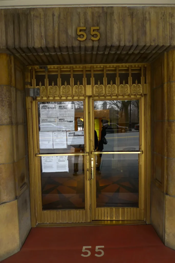 Art Deco Steel, Bronze & Aluminum Door — “Ghostbusters” Building — After