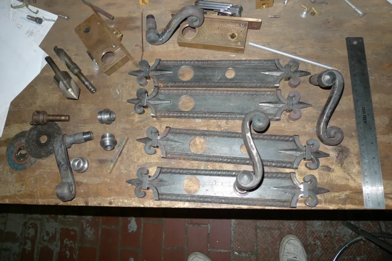26 East 10th Street NYC — Wrought Iron Door Restoration