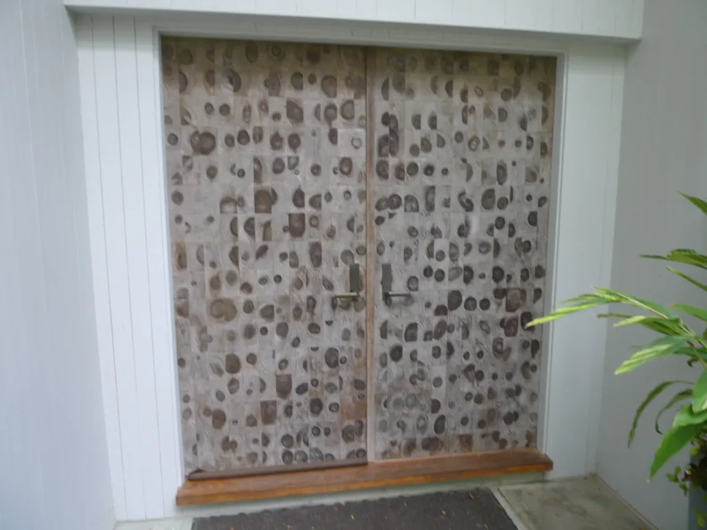 Mid-Century Modern Entry Door — Restoration — After