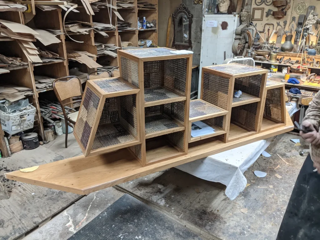 Campagna Brothers Cabinet — Friedman Benda Gallery — Before