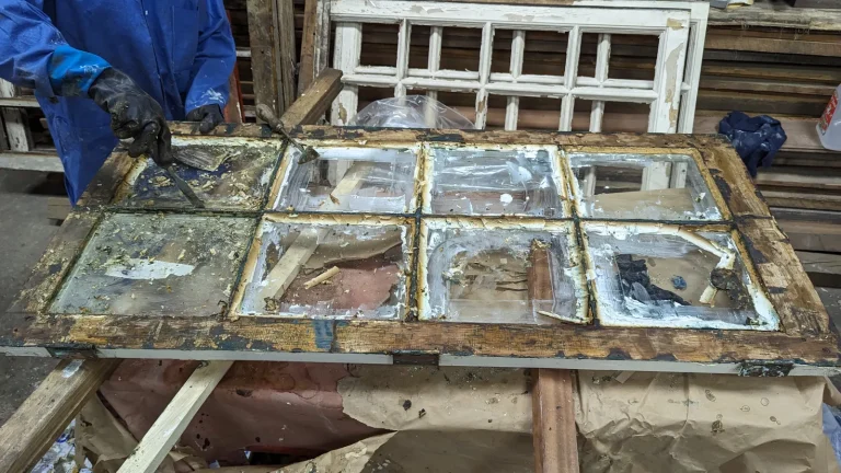 Iron Canopy Window & Door restoration by Olek Inc.