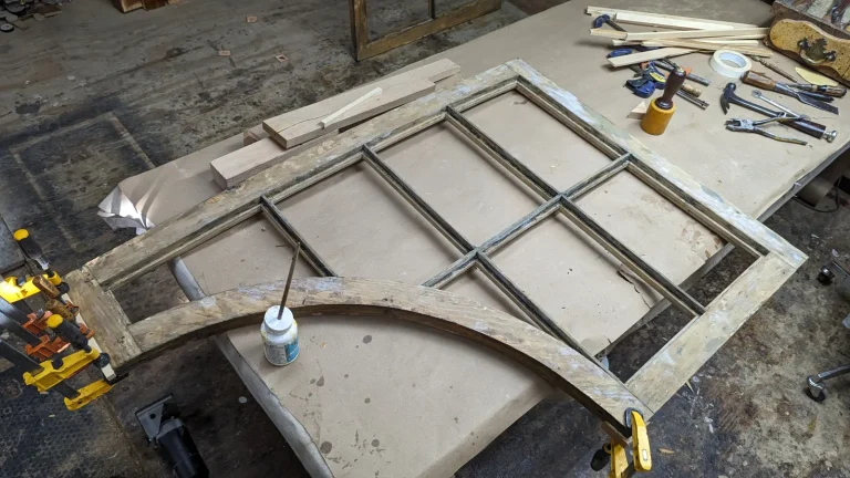 Iron Canopy Window & Door restoration by Olek Inc.