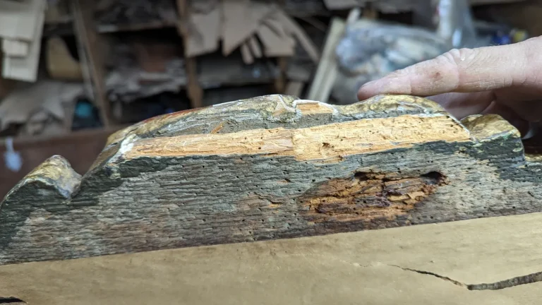 French Gilt Louis XV Period Mirror — Restoration & Gilding