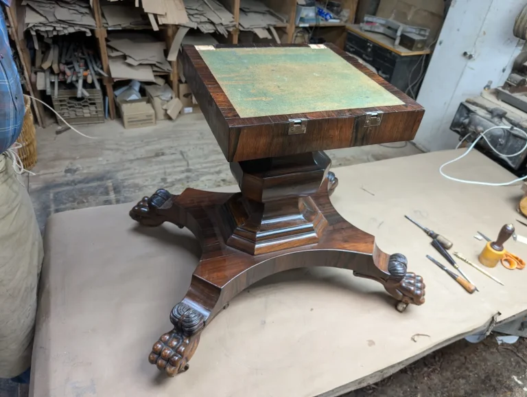 Palisander Regency Rosewood Table — In-House Refinishing