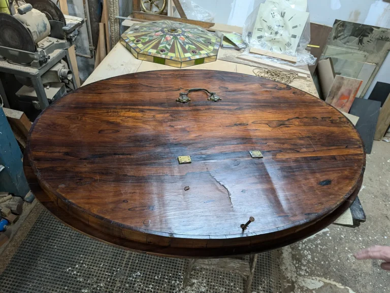 Palisander Regency Rosewood Table — In-House Refinishing