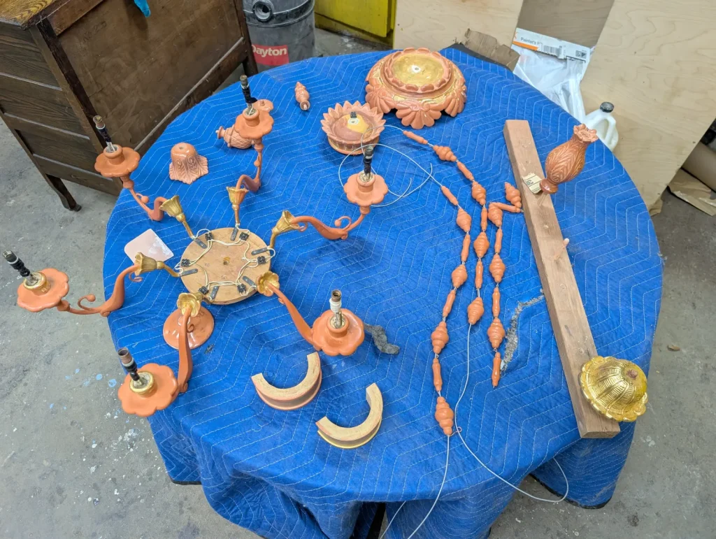 Antique Gilded Furniture Collection — Conservation & Restoration — After