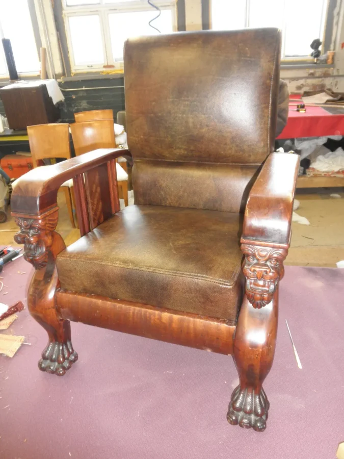 Morris Chair — Re-upholstery & Refinishing