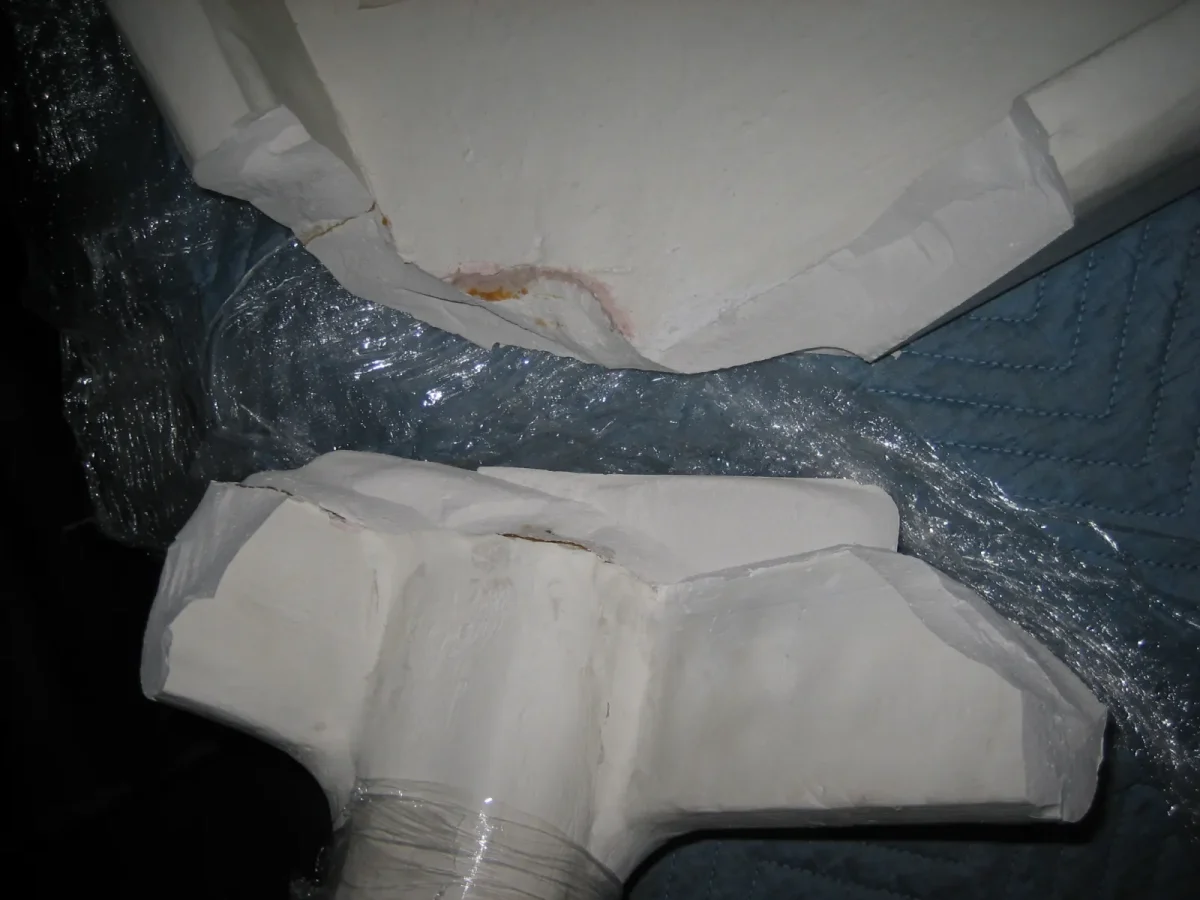 John Dickinson Plaster Art Coffee Table — Repair