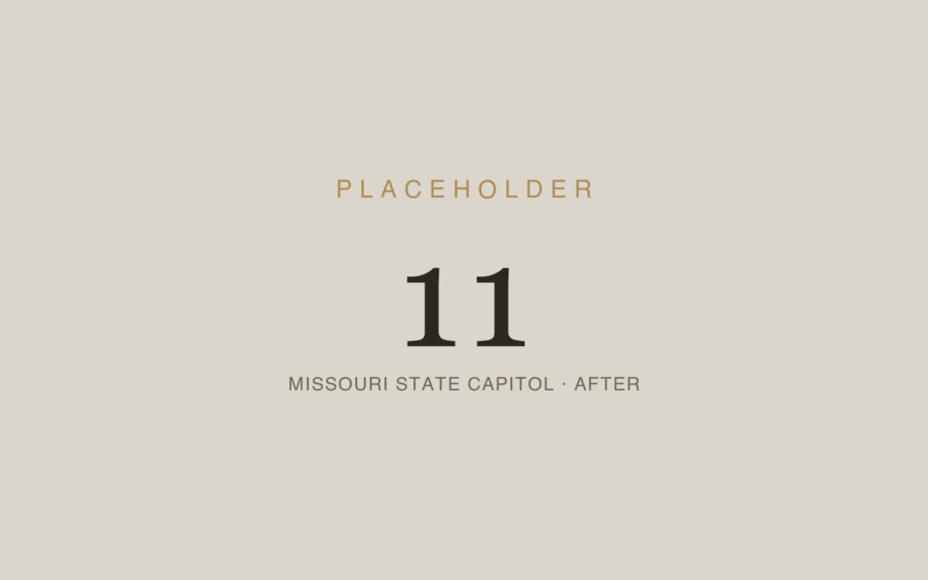 Missouri State Capitol — 8,000 lb. Bronze Door Leaves — After