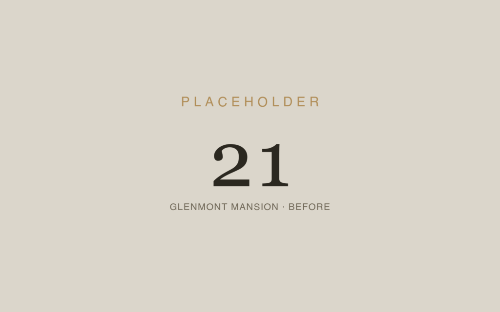 Glenmont Mansion — Historic Wood Components — Before