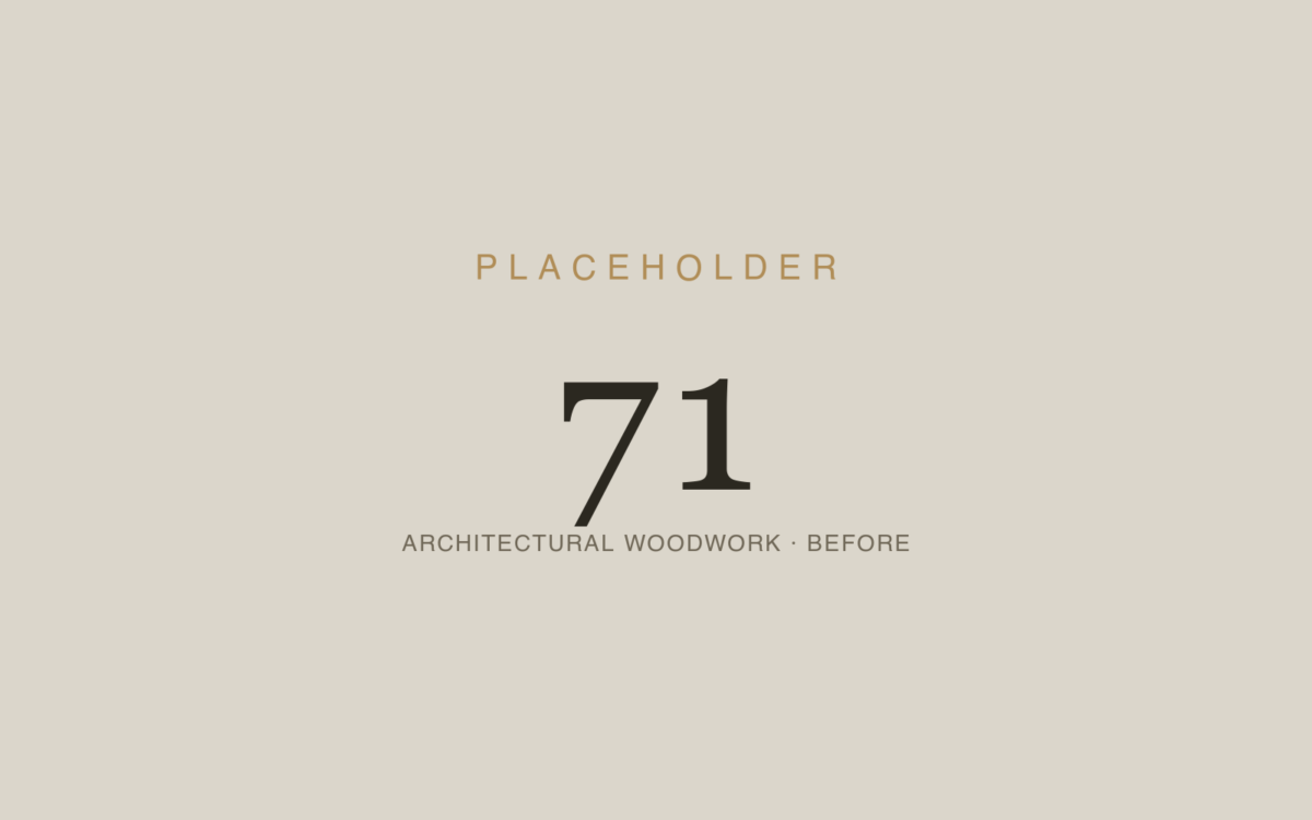 Architectural Woodwork Restoration