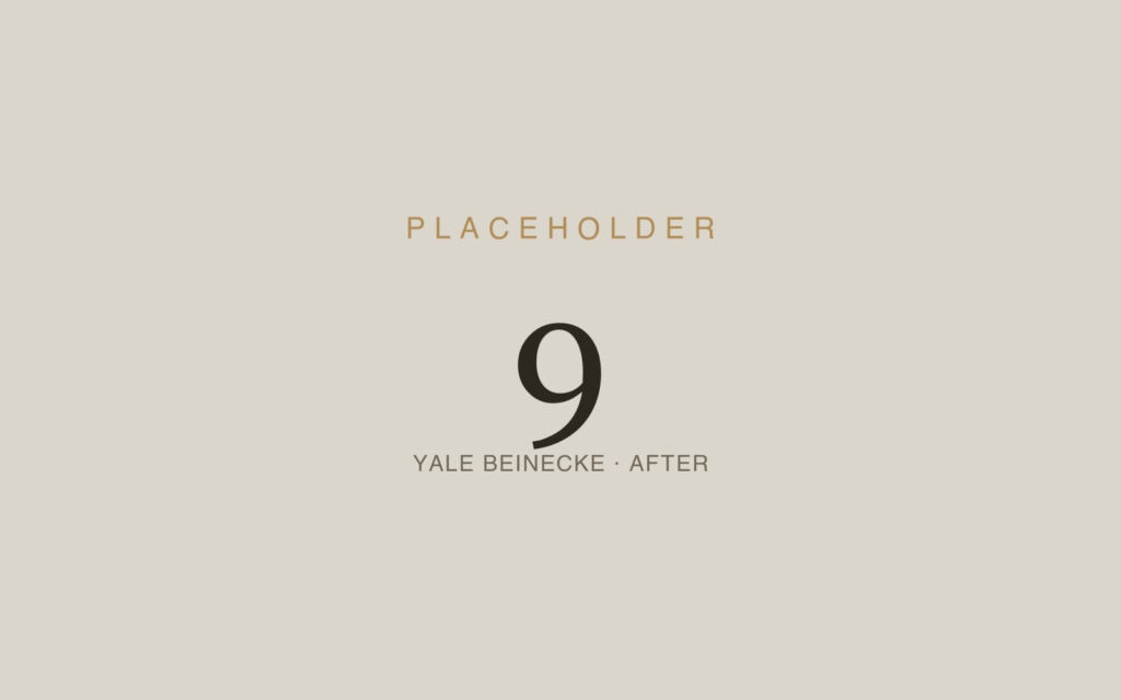 Yale Beinecke Rare Book Library — Bronze & Teak Casework — After