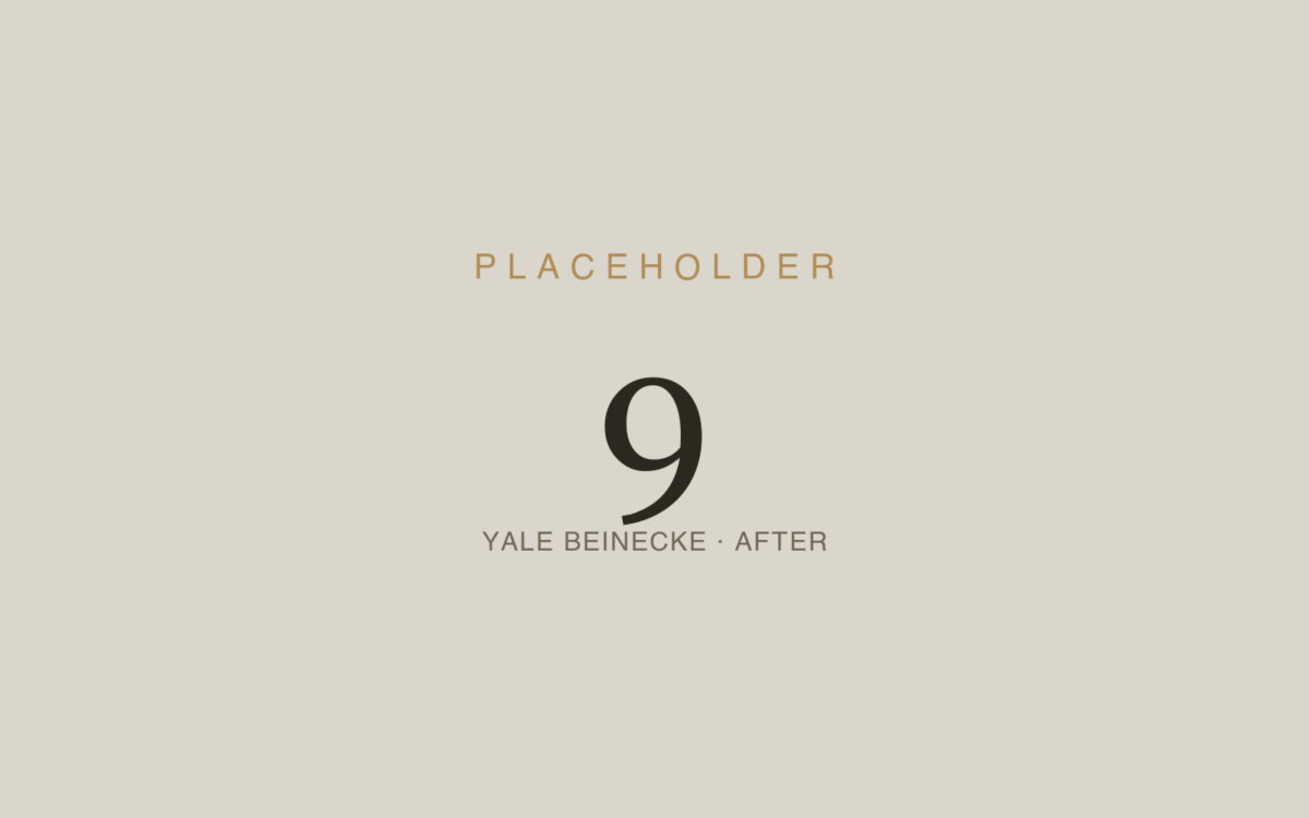 Yale Beinecke Rare Book Library — Bronze & Teak Casework