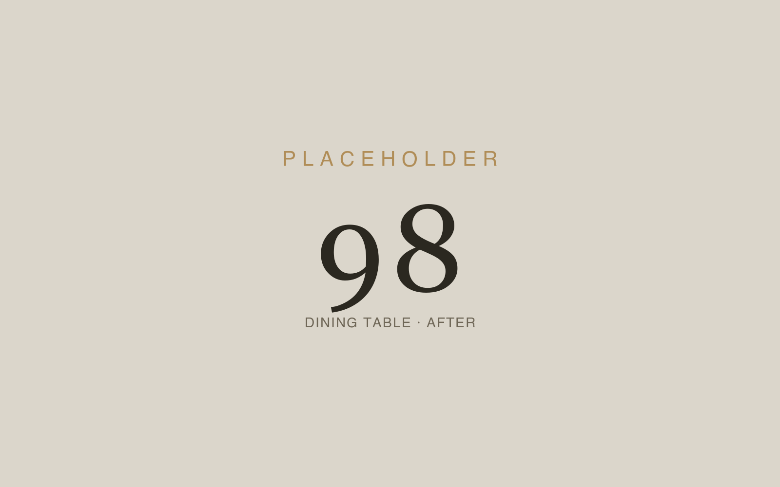 Dining Table Finish Integration After Modification